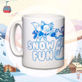 Taza de Sonic the Hedgehog "Diversión en la nieve"