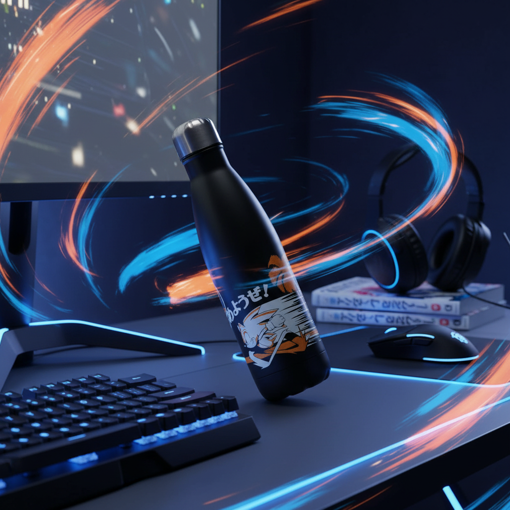 Botella de Sonic the Hedgehog “Shonen Black”