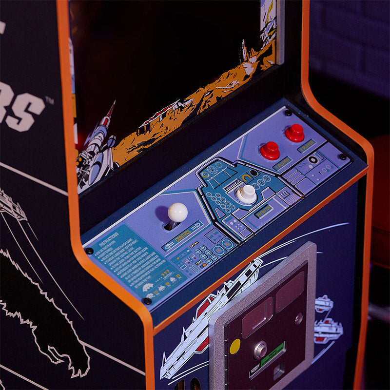 Space Invaders Quarter Size Arcade Cabinet + Coin.