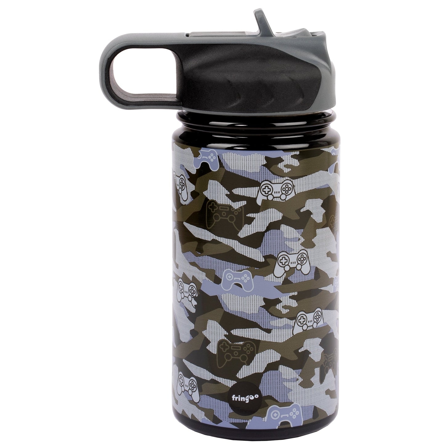 Acier inoxydable Gourde avec paille 350ml – Game Pad Camo