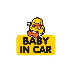 ベビーダック乗車中カーステッカー