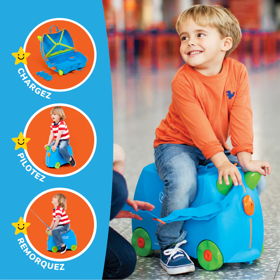 Trunki Ride On - Terrance Blu