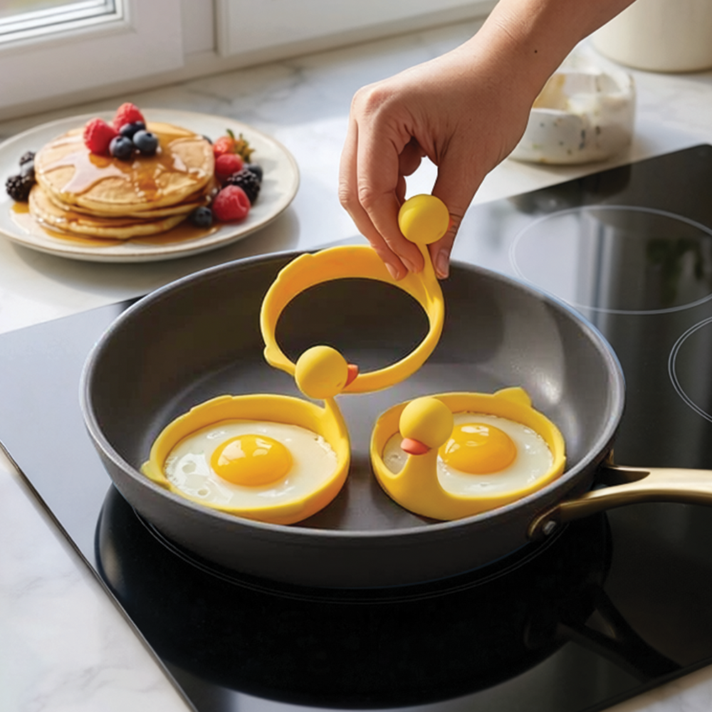 Sunny Side Duck – Anneaux à œufs