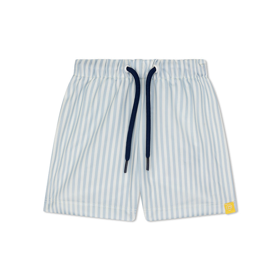 Swim Boxer - Bleu/Blanc - Rayures Bleues