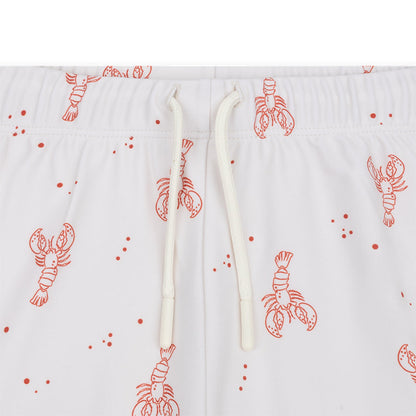 Swim Boxer - Beige/Red - Little Lobster