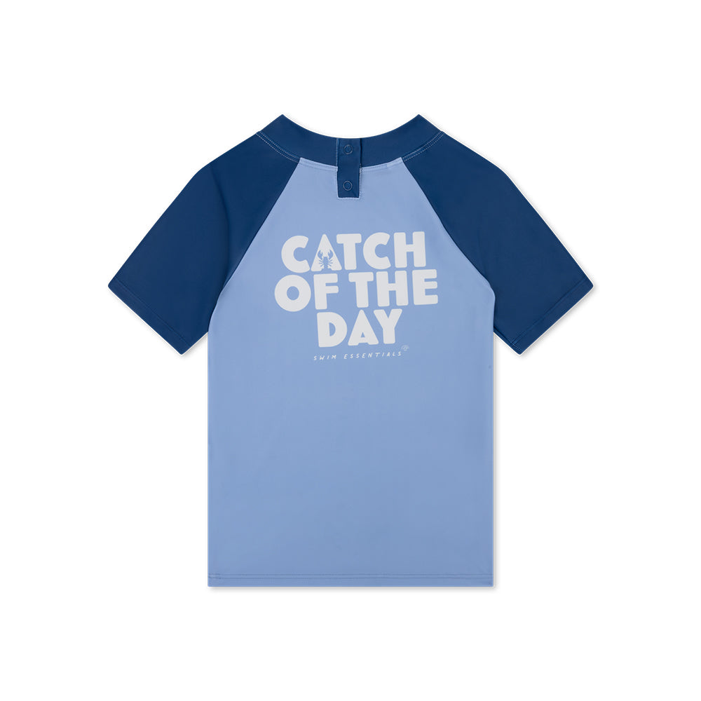Swimming T-Shirt Short Sleeves - Blue - Catch Of The Day