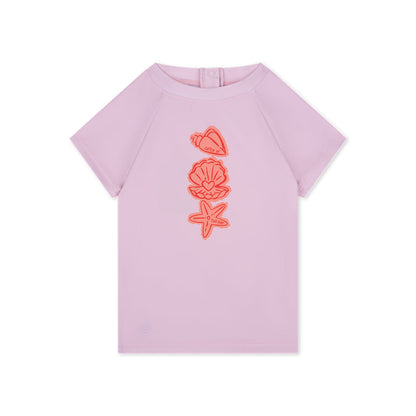 スイミングTシャツ半袖 - ピンク - コースタルチャーム