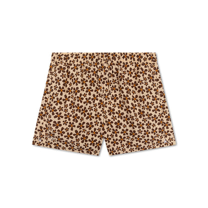 Swim Shorts Girls - Orange - Wild Flower