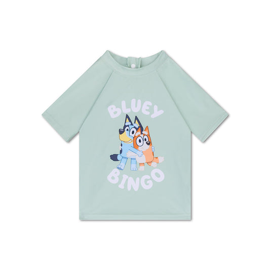 スイミング Tシャツ - 長袖 - ライトブルー - ピュアトーンズ