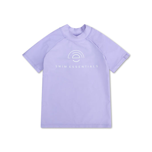 水泳Tシャツ - 半袖 - ライラック - ピュアトーンズ