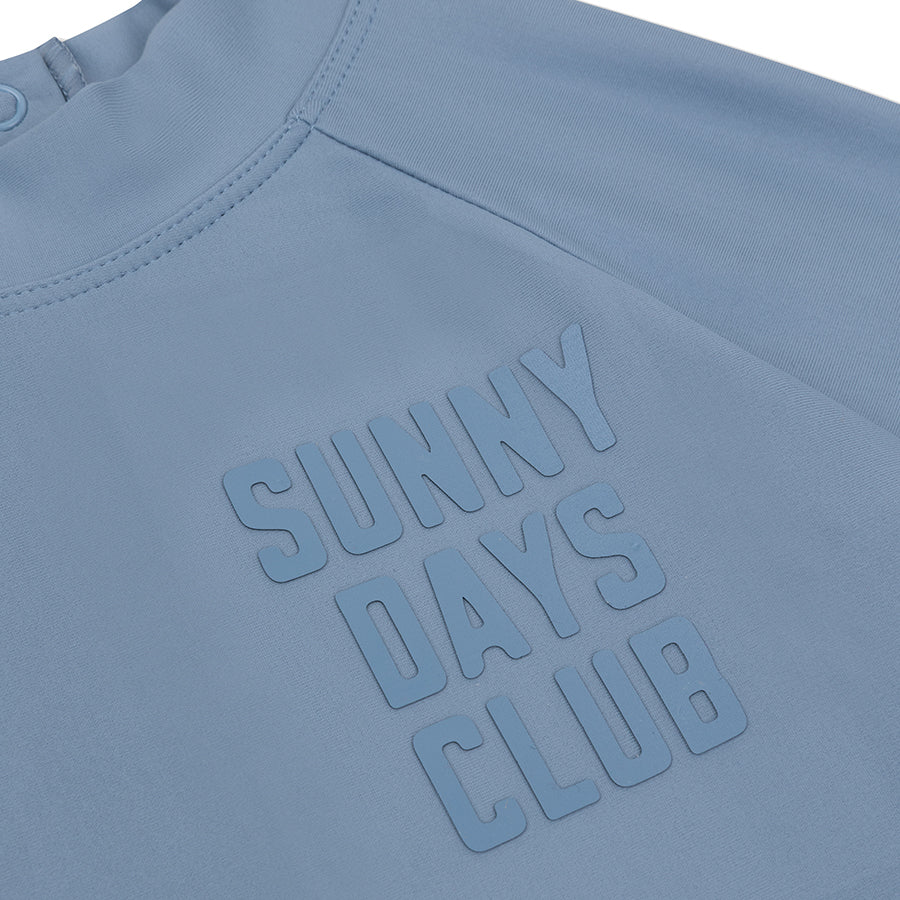 Swimming T-Shirt - Short Sleeve - Blue - Pure Tones