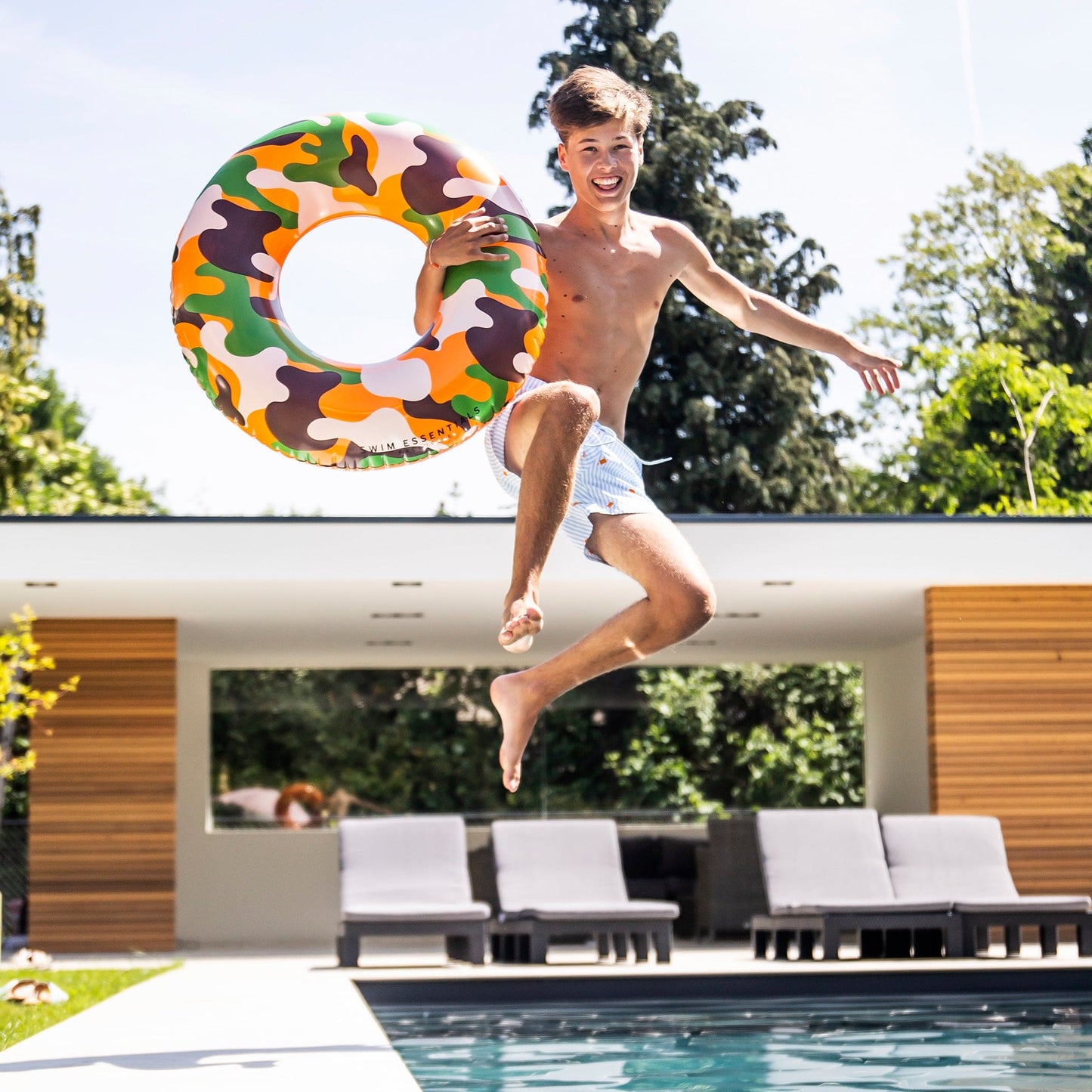 Swim Ring - Camouflage - Forest Fade - Ø 90 cm