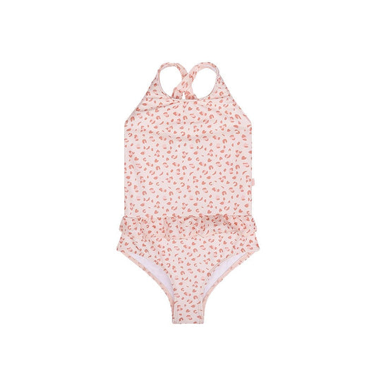 Swimsuit Girls - Old Pink - Leopard