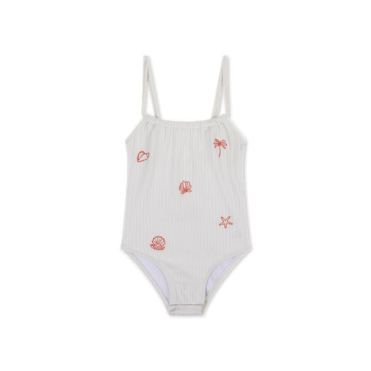 Swimsuit Girls - White - White Pearl