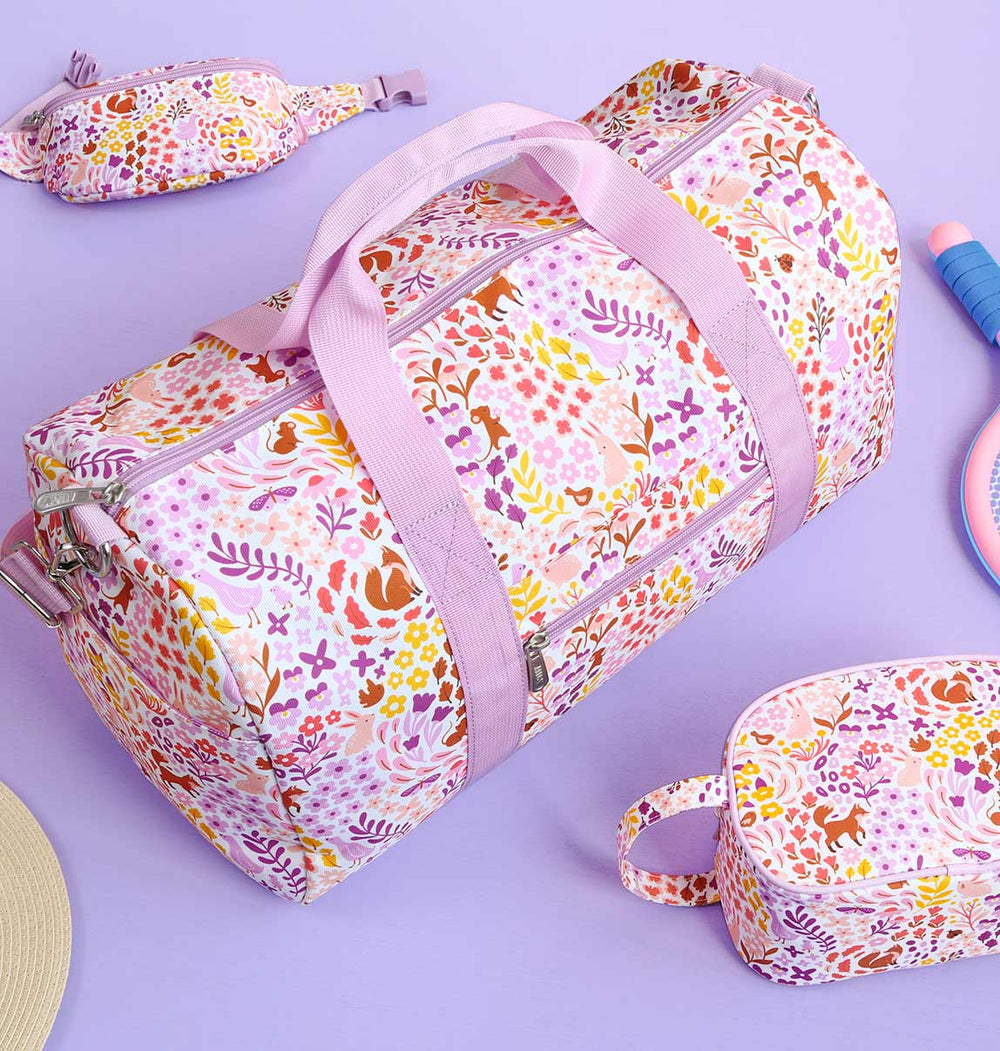 Sac de voyage enfant - Jardin fleuri