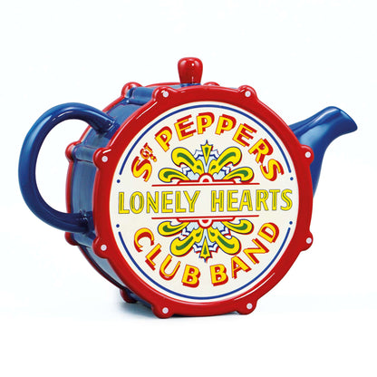 Théière sculptée The Beatles - Drum Sgt. Pepper
