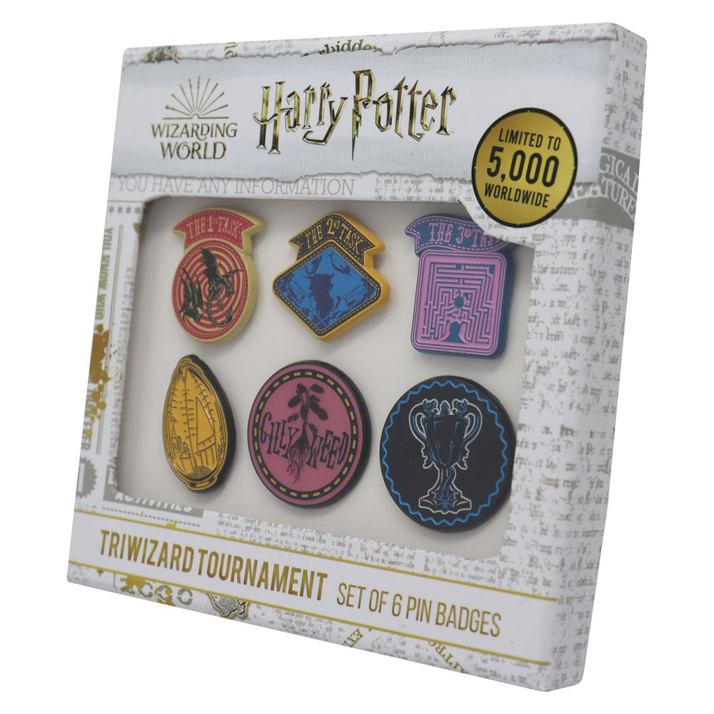 Lot de 6 pin's Harry Potter - Tournoi des Trois Sorciers