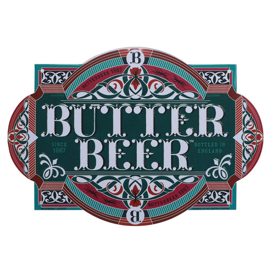 Plaque métal Harry Potter - Butterbeer