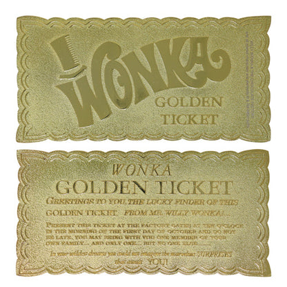 Ticket collector Willy Wonka - Golden