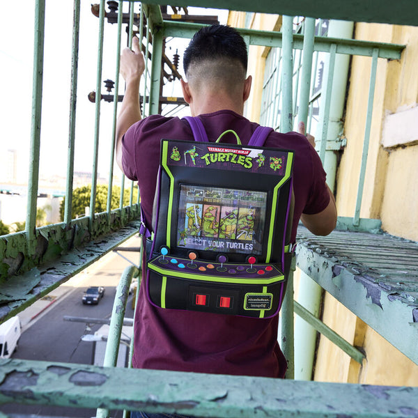 Teenage Mutant Ninja Turtles mini-rugzak - Vintage lenticulaire arcade