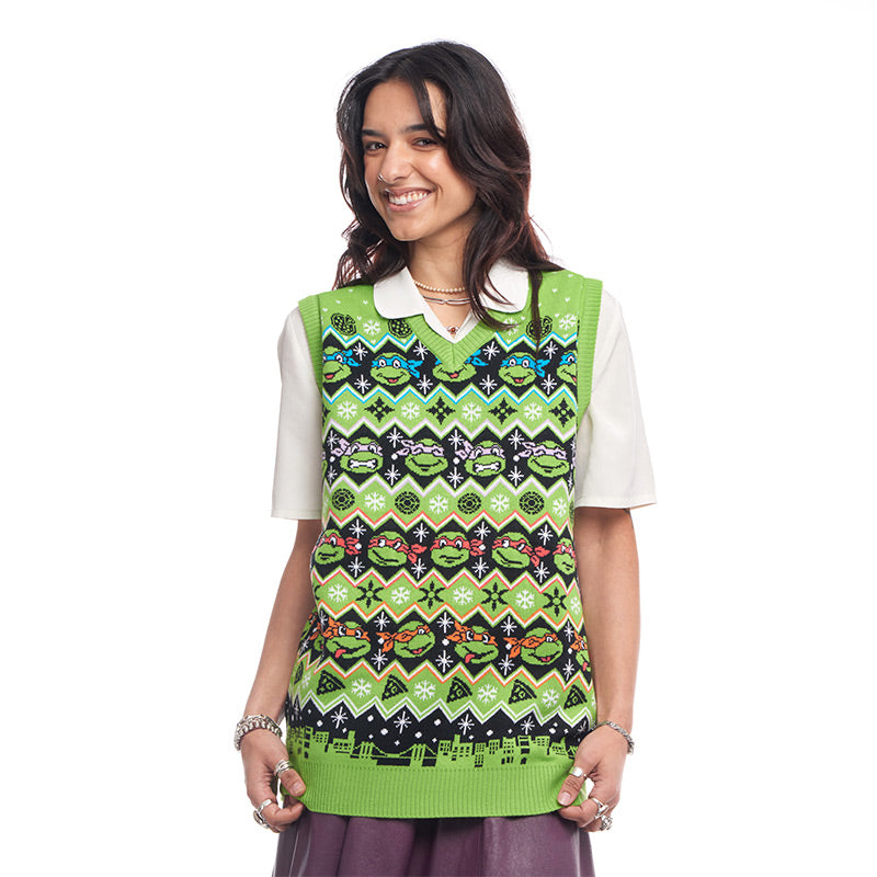 ミュータント・ニンジャ・タートルズ ニットクリスマスベスト