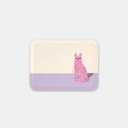 孤独な猫 - 朝食トレイ
