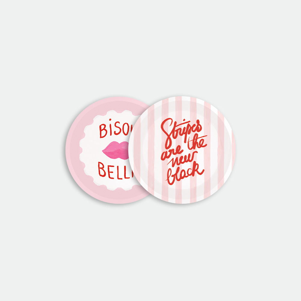 Bisou Bella - Coaster duo