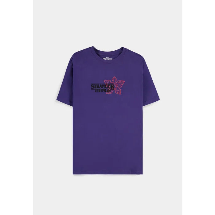 T-Shirt Stranger Things - Demogorgon Violet
