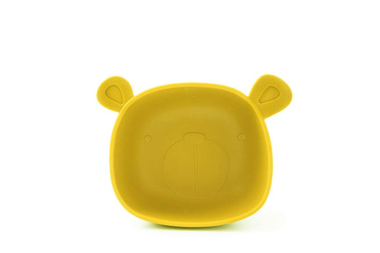 Bol d'apprentissage en silicone Lili Mustard