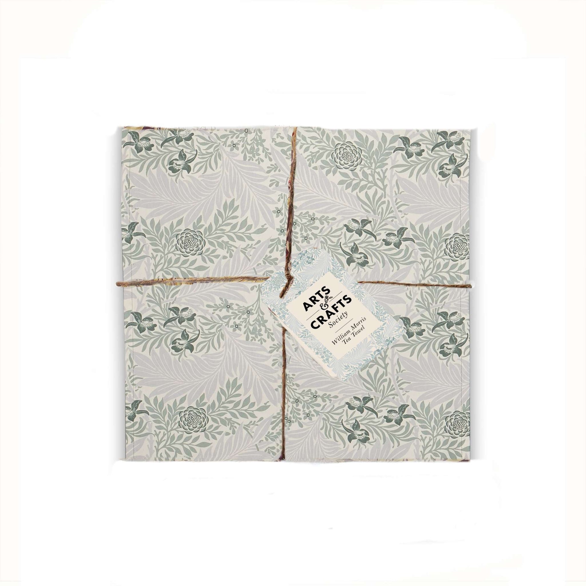 Torchon William Morris - en coton recyclé ACS Larkspur