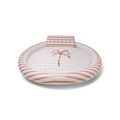 Tanning Pool Round - Beige - Saint Tropez - 201 x 201 x 38 cm