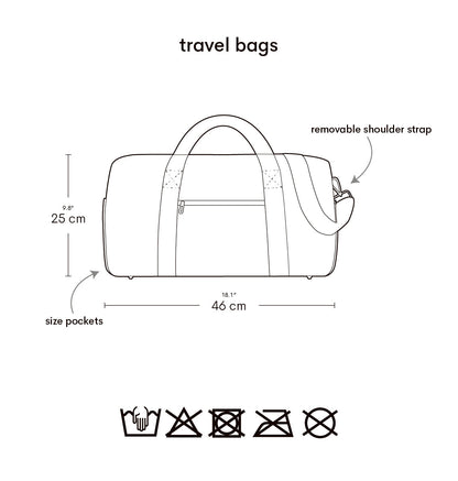 Sac de voyage enfant - Cœurs – vue 6 – A Little Lovely Company