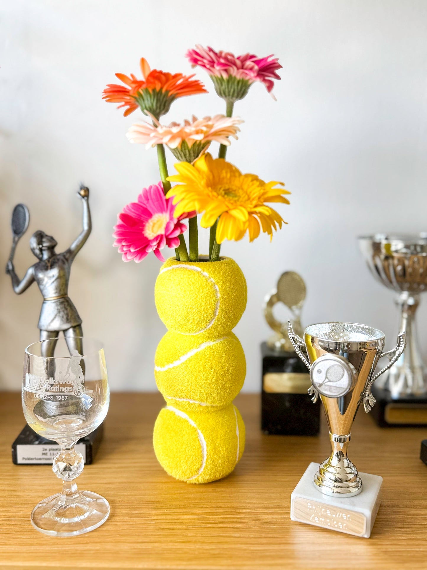 Ace Tennis Ball Vase