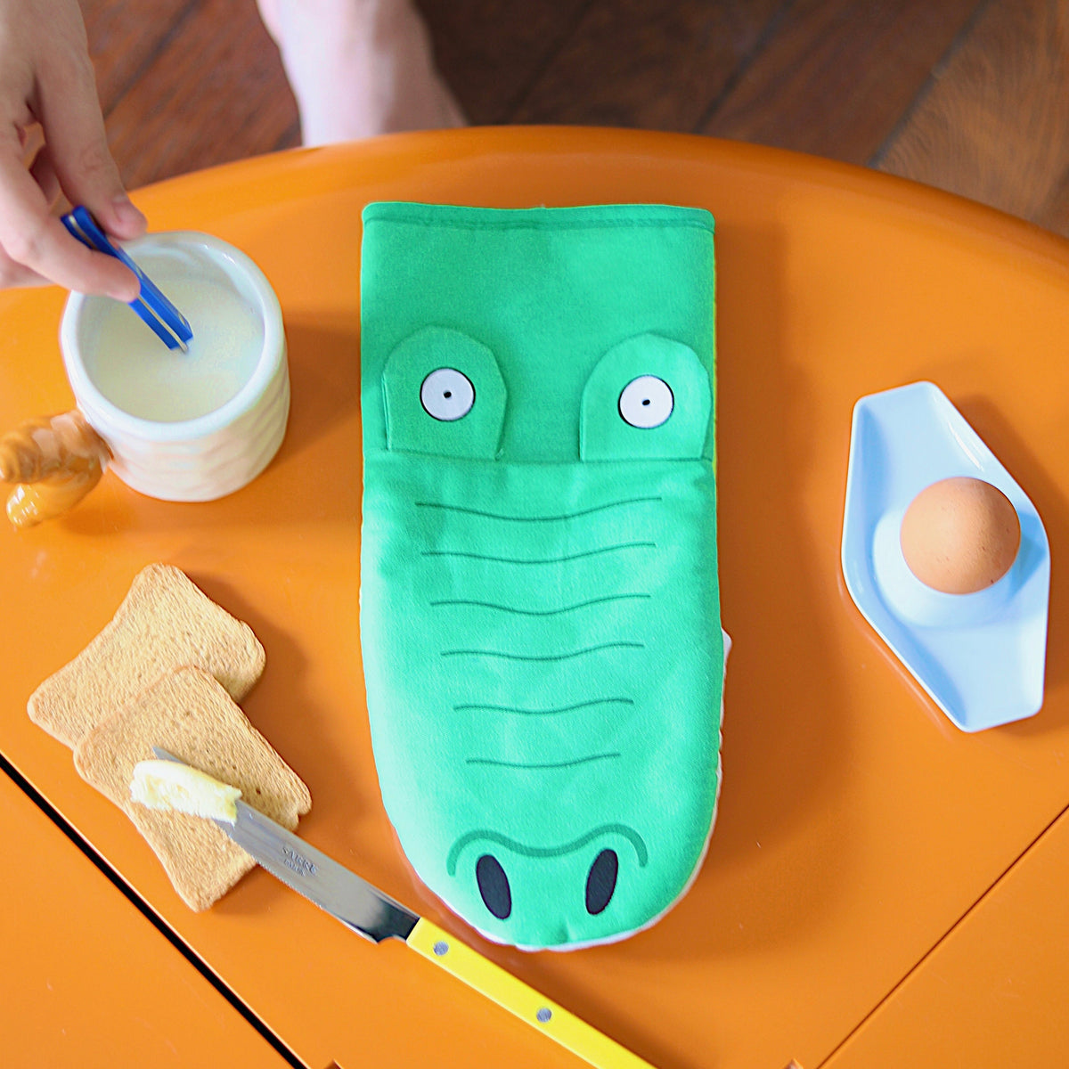 Gant de cuisine crocodile