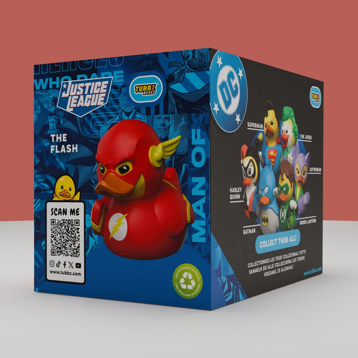 DCコミックスのゴム製アヒル：ザ・フラッシュ TUBBZ （箱入り版）- 予約販売