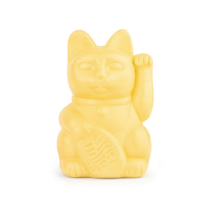 黄色い招き猫の貯金箱