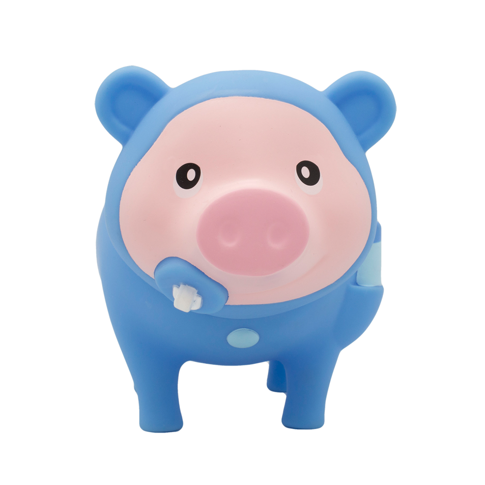 Maialino blu bambino