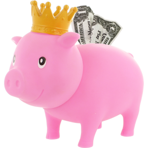 Cochon Rose Couronne