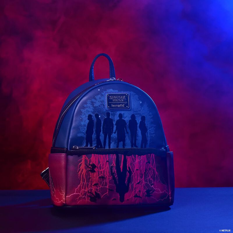 Mochila pequeña de Stranger Things: "Sombras" al revés