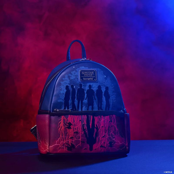 Mochila pequeña de Stranger Things: "Sombras" al revés