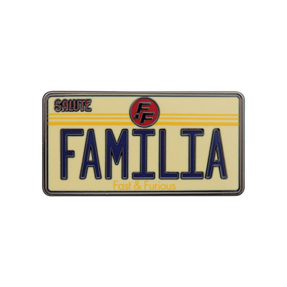 Pin's Fast & Furious - Familia License Plate