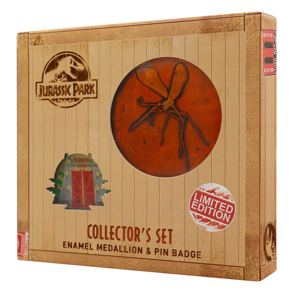 Objet collector Jurassic Park - Medallion and Pin Set