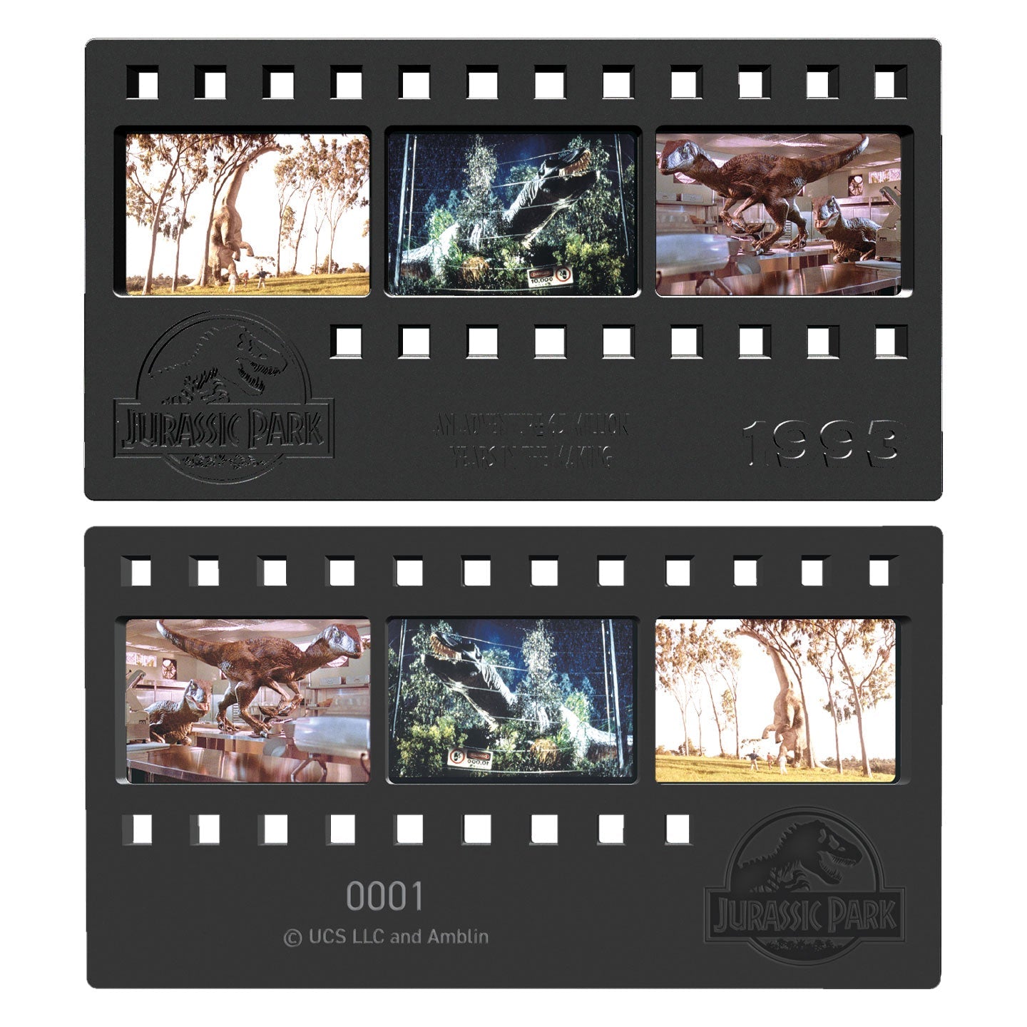 Film strip collector Jurassic Park - Metal