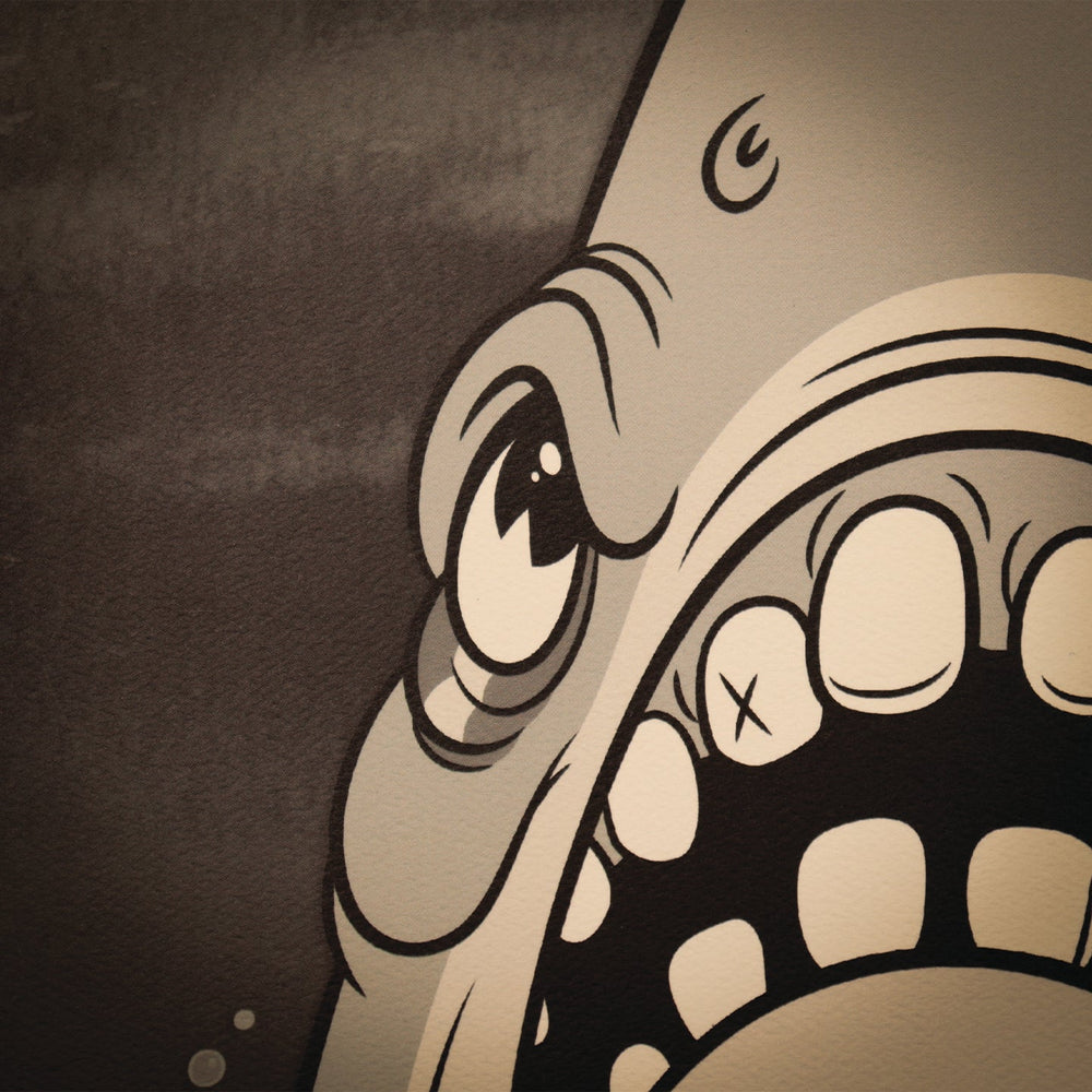 Jaws Collector's Poster - Cartoon style