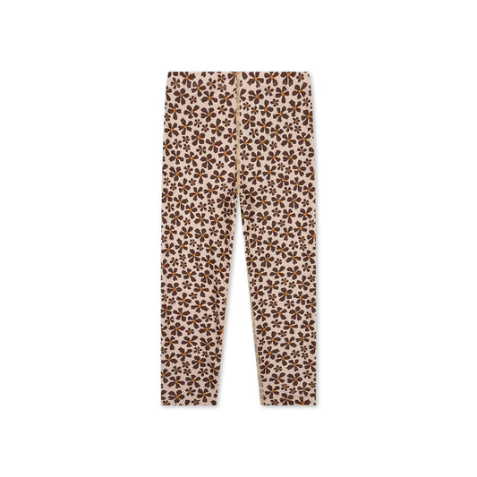 UV Legging - Girls - Orange - Wild Flowers