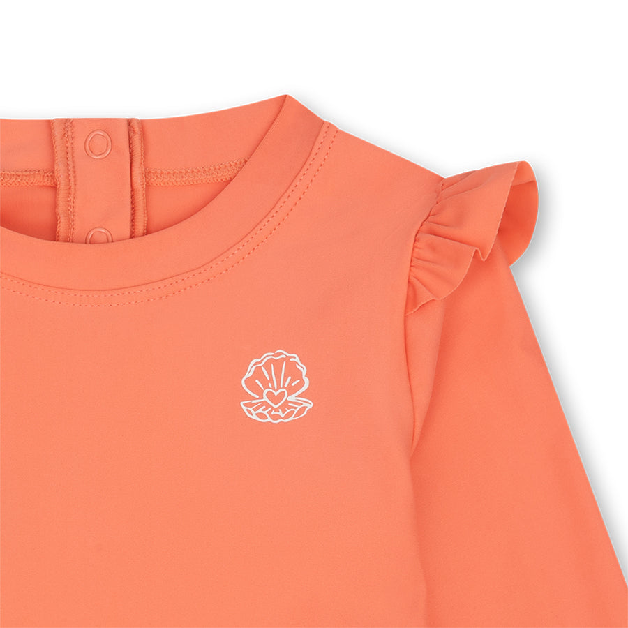 長袖UVカットスイムTシャツ - ピンク - シェルタスティック