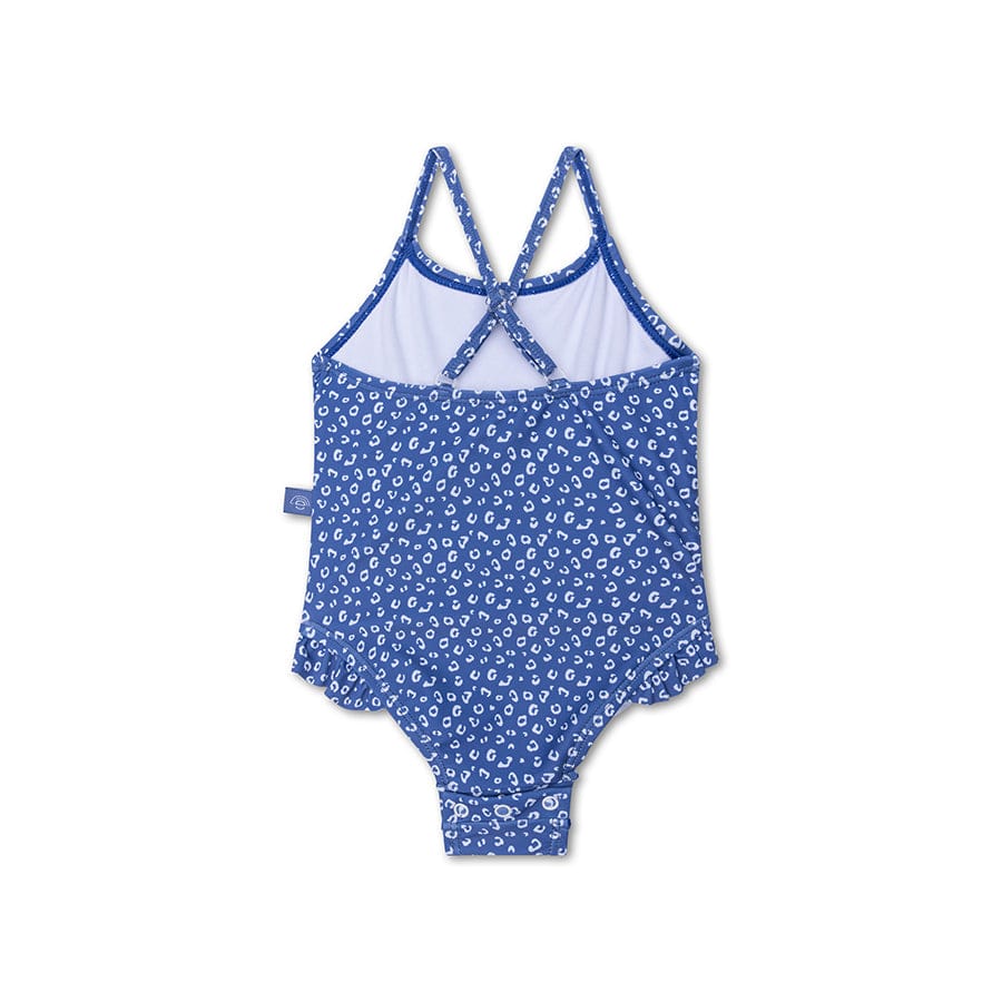 Swimsuit Girls - Blue - Leopard