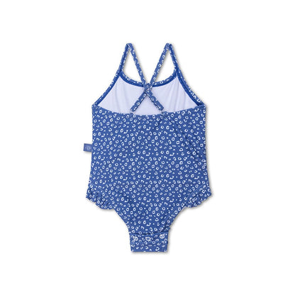 Swimsuit Girls - Blue - Leopard
