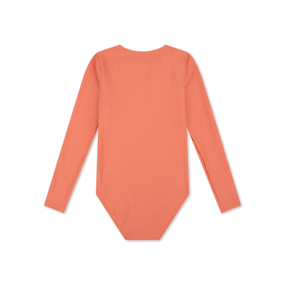 UV Swimsuit Girls With Long Sleeves - Pink - Pink Bay