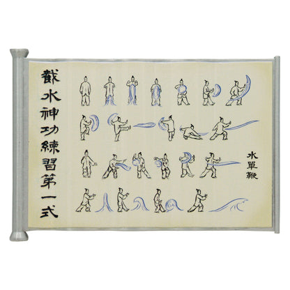 Réplique collector Avatar : Le Dernier Maître de l’Air - Waterbending Scroll Metal